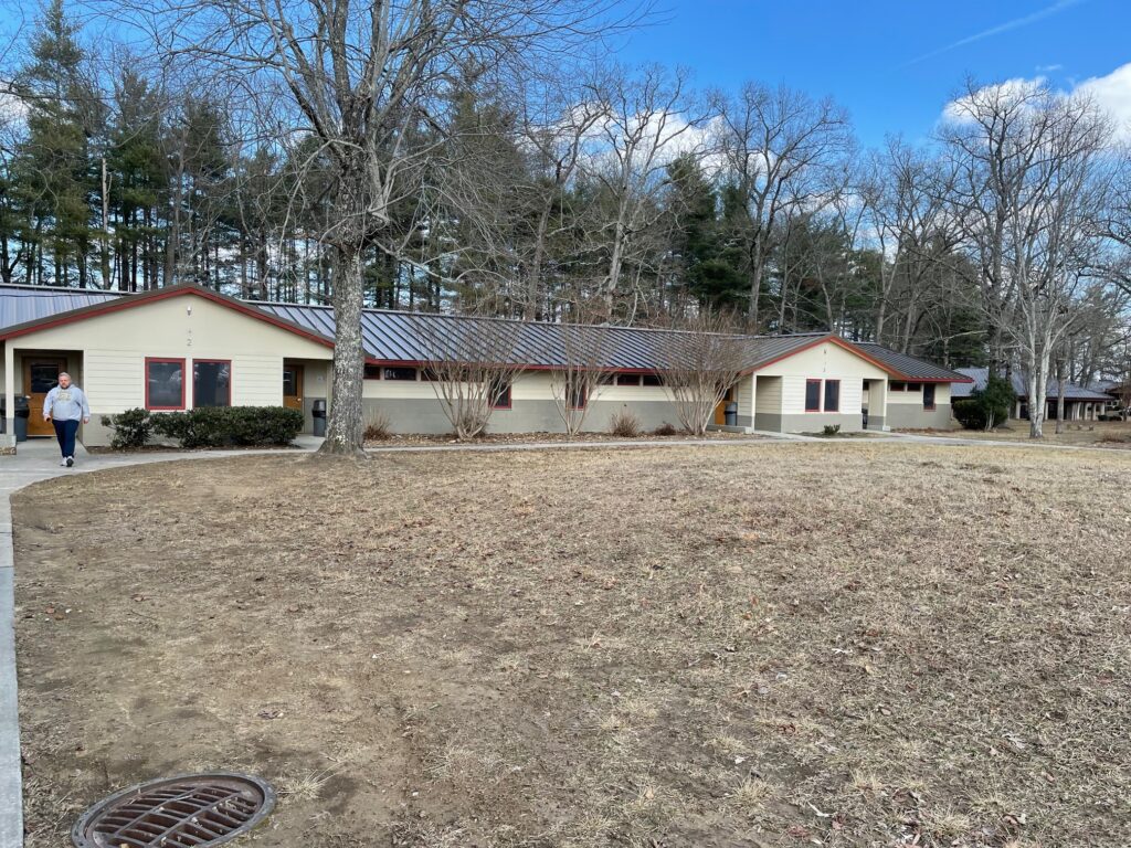 ONE OF THE GIRL'S CABINS.